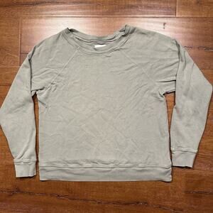 Mate The Label Crewneck Sweatshirt Womens M Gray Oversized Sweater Organic